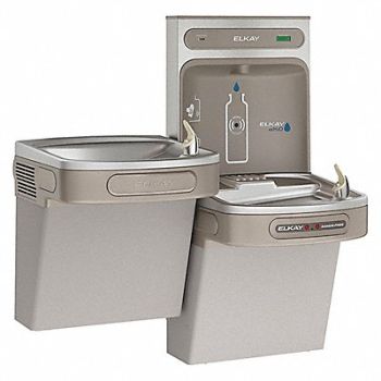 ELKAY Drinking Ftn w/ Bttle Filler H 39 1/16in, 60NJ94