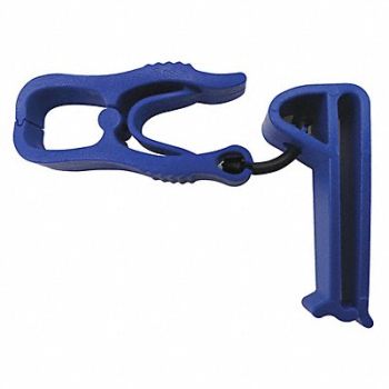 CONDOR Glove Holder Clip Belt Clip Blue, 60NK49