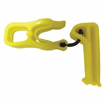 CONDOR Glove Holder Clip Belt Clip Yellow, 60NK51