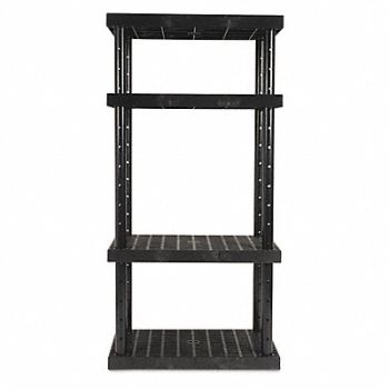 DURASHELF Plastic Shelving 36 in W Adjustable, 60PT17