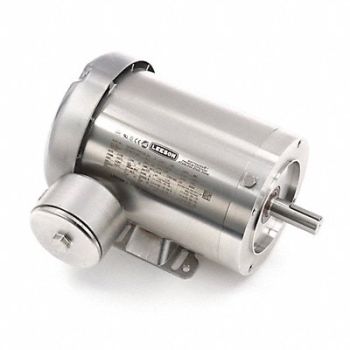 LEESON Washdown Motor 1 HP 1760 143TC 230/460V, 60PV06