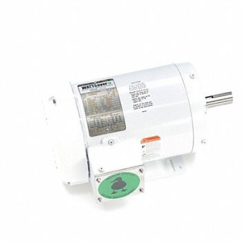 LEESON Washdown Motor 1 HP 1760 143T 230/460V, 60PV27
