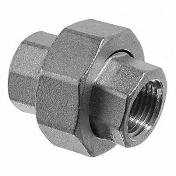 GRAINGER APPROVED Straight Union Aluminum 2 in FNPT, 60PW47