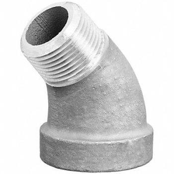 GRAINGER APPROVED 45 Street Elbow Aluminum 2 in Class 150, 60PX27
