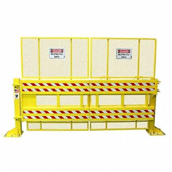 DEFENDER GATE Safety Gate Manual Steel 12 ft Gate W, 60RF94