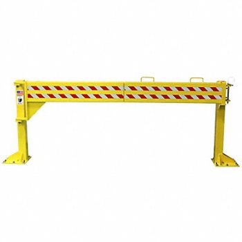 DEFENDER GATE Safety Gate Manual Steel 8 ft Gate W, 60RF65
