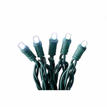 GRAINGER APPROVED StringLights 23.7ft Button 70LEDs White, 60RG14