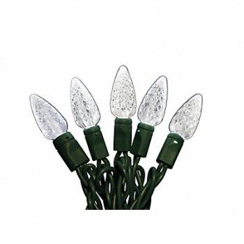 GRAINGER APPROVED StringLits 23.7ft StwbyPnc 70LEDs White, 60RG22
