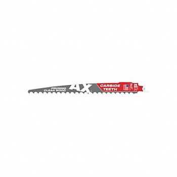 MILWAUKEE Reciprocating Saw Blade Carbide Rigid, 60RG49