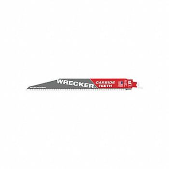 MILWAUKEE Reciprocating Saw Blade Carbide Rigid, 60RG55