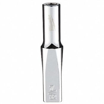 MILWAUKEE Deep Well Socket 7/32 in 6-Point, 60RH04