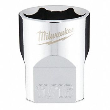 MILWAUKEE Standard Socket, 60RH44