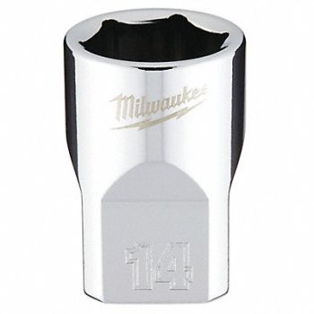 MILWAUKEE Standard Socket Size 14.00 mm 3/8 in, 60RH61