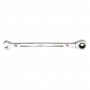MILWAUKEE Ratcheting Combination Wrench, 60RJ19