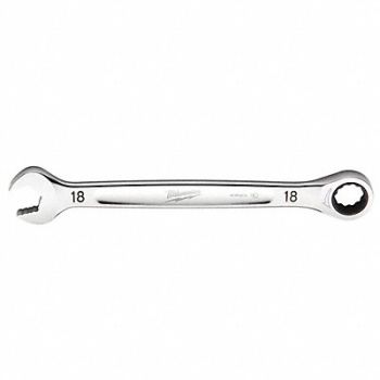 MILWAUKEE Ratcheting Combination Wrench, 60RJ44