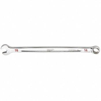 MILWAUKEE Combination Wrench 1/4in Length 5in, 60RJ49