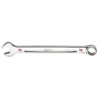 MILWAUKEE Combination Wrench 1/2in Length 7in, 60RJ55