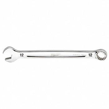 MILWAUKEE Combination Wrench 12 mm Length 6 3/4in, 60RJ68