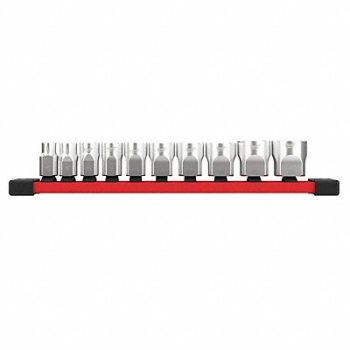 MILWAUKEE Standard Socket Set, 60RJ79