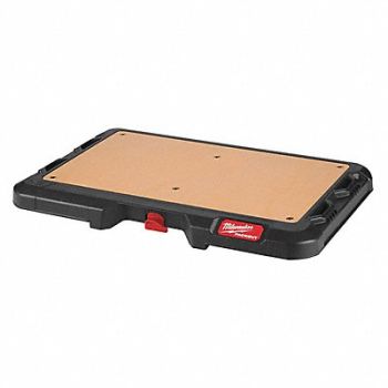 MILWAUKEE Black Workstation Top Polymer Wood, 60RK05