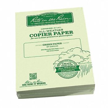 RITE IN THE RAIN Waterproof Laser Paper 20 lb wt Paper, 60RP85