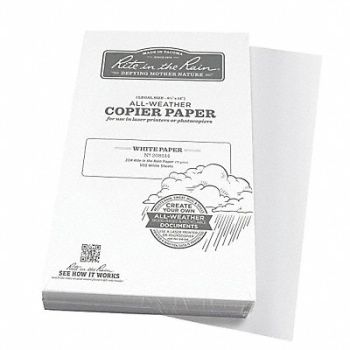 RITE IN THE RAIN Waterproof Laser Paper 20 lb wt Paper, 60RP88