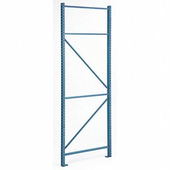 STEEL KING Pallet Rack Upright Blue 16 Gauge, 60TC82