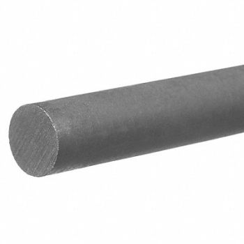 GRAINGER APPROVED Plastic Rod CPVC 6 Dia 2ftL Gray, 60TN90