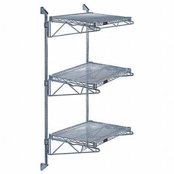 QUANTUM STORAGE SYSTEMS Wire Cantilever 24 in Overall Depth, 60TU75