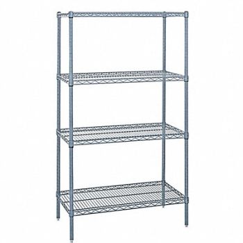QUANTUM STORAGE SYSTEMS Wire Shelving 36 in Overall Depth, 60TV96