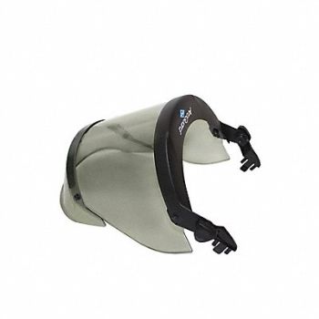 NATIONAL SAFETY APPAREL Faceshield with Slotted Adapter, 60UN45