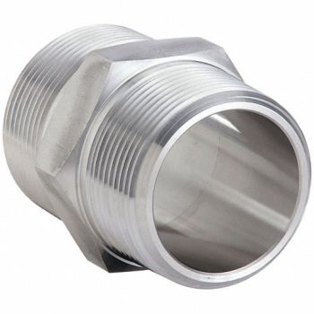 PARKER Nipple 316 SS 1 1/2 in Pipe Size MNPTF, 60UR22