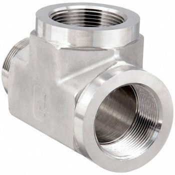 PARKER Run Tee 316 SS 1 1/2 in 1500 PSI, 60UR31