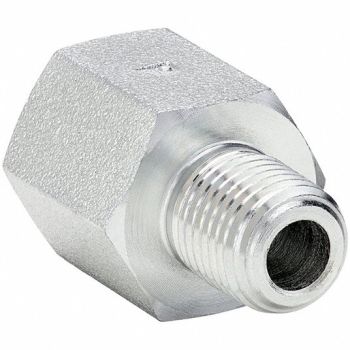 PARKER Straight Steel 1 x 1 1/4 in NPT x FNPTF, 60UR75
