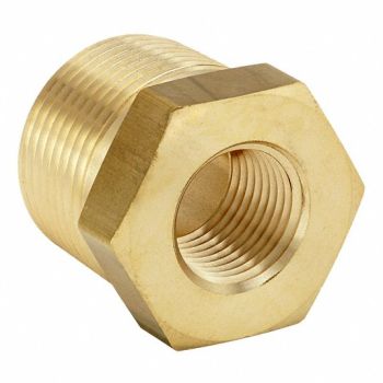 PARKER Reducing Adapter Brass 1 x 1/2 in, 60UT25