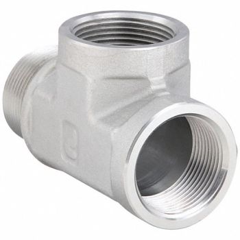 PARKER Tee Steel 1/2 in Pipe Size 3000 PSI, 60UT81