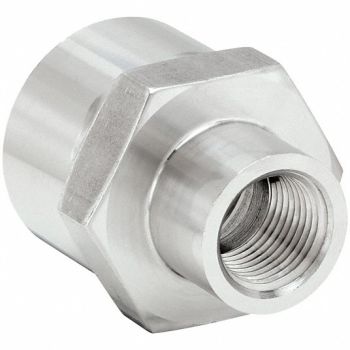 PARKER Coupling 316 SS 1/2 x 1/8 in FNPTF, 60UT99