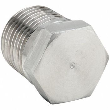 PARKER Hex Head Plug 316 SS 1/2 in M BSPT, 60UU37