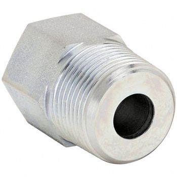 PARKER Reducing Adapter Steel 1/2 x 3/8 in, 60UU47