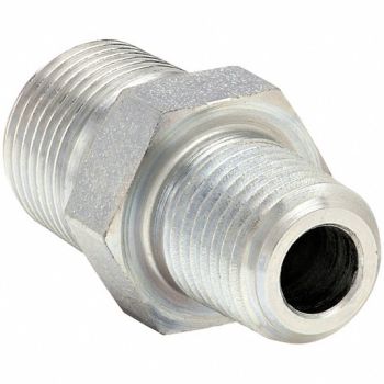 PARKER Straight Adapter Steel 1/4 x 3/8 in, 60UV16