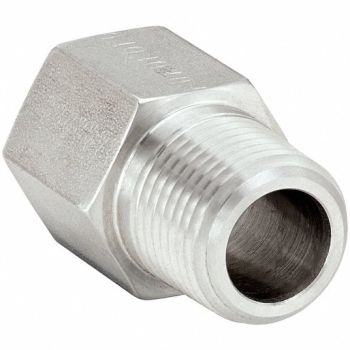 PARKER Adapter 316 SS 1/4 in MNPT x Female SAE, 60UV23