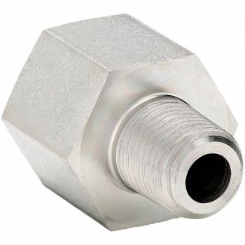PARKER Adapter Steel 1/4 in x 16 mm Pipe Size, 60UV30