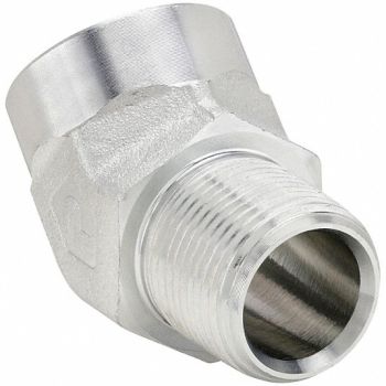 PARKER 45 Street Elbow Steel 1/8 in NPTF, 60UV40