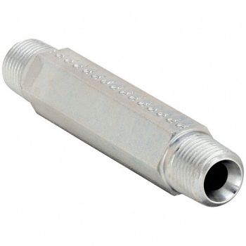 PARKER Long Nipple Steel 1/8 Pipe Size MNPTF, 60UV91