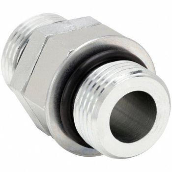 PARKER Straight Adapter Steel 5/8 in Male SAE, 60UW03