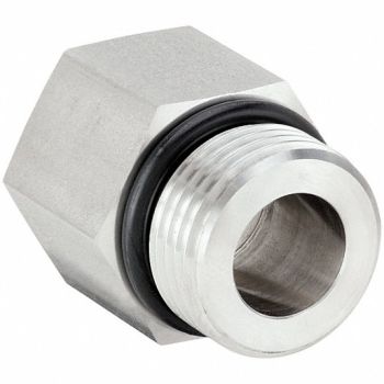 PARKER Adapter 316 SS 5/8 x 3/8 in SAE x NPTF, 60UW22