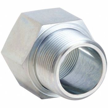 PARKER Straight Adapter Steel 1 in NPT x SAE, 60UW28