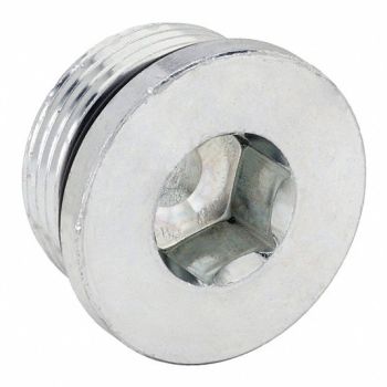 PARKER Hollow Hex Plug Steel 1 in Male SAE-ORB, 60UW69