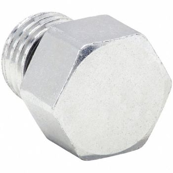 PARKER Hex Head Plug Steel 1/8 in Male SAE-ORB, 60UX19