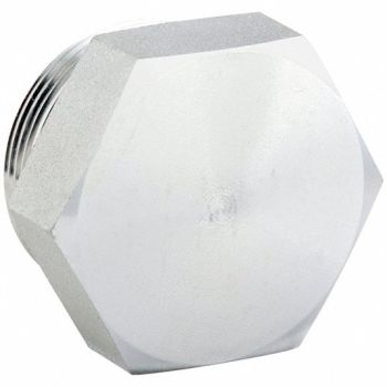 PARKER Hex Head Plug Steel 1 1/4 in Male SAE, 60UX44